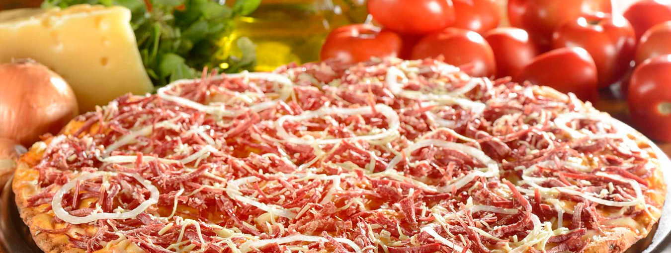 Jerked beef Cambuí Pizza  